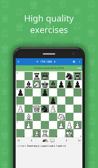 Chess Tactics for Beginners [MOD: решены все шахматные задачи] последняя версия — скриншот 1