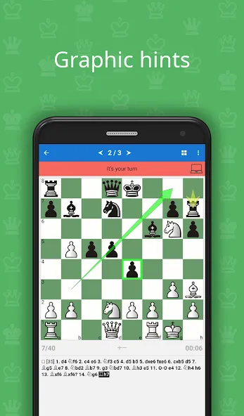Chess Opening Lab (1400-2000] [MOD: безлимитный анализ и все дебюты] — Скачать бесплатно (APK) — скриншот 1