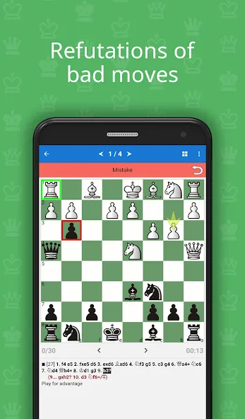 Chess Opening Lab (1400-2000] [MOD: безлимитный анализ и все дебюты] — Скачать бесплатно (APK) — скриншот 2