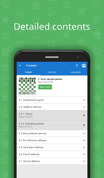 Chess Opening Lab (1400-2000] [MOD: безлимитный анализ и все дебюты] — Скачать бесплатно (APK) — скриншот 5