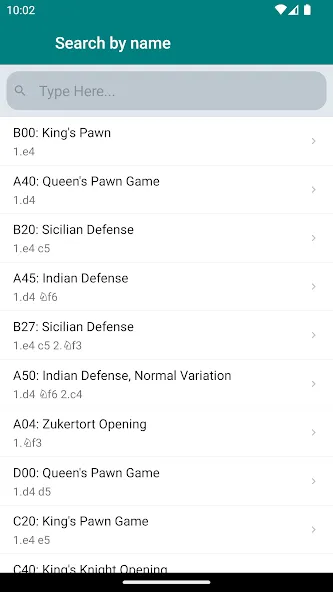 Взломанная Chess Opener Lite [MOD: расширенный доступ к шахматным дебютам] на Андроид — скриншот 5