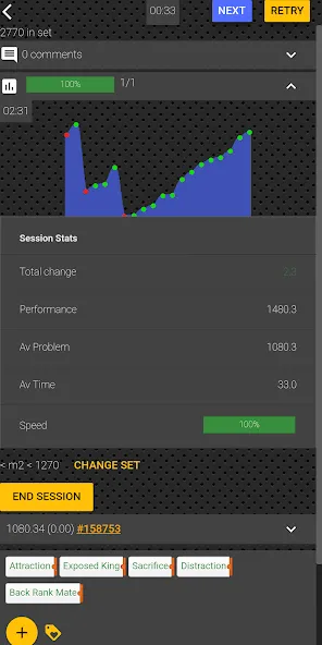 Chess tempo - Train chess tact [MOD: безлимитные шахматные задачи] на Андроид — скриншот 2