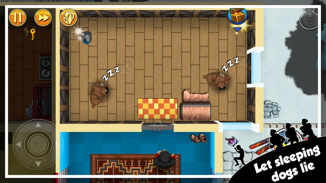 Скачать Robbery Bob - King of Sneak [MOD: безлимитные деньги и все уровни открыты] — скриншот 3