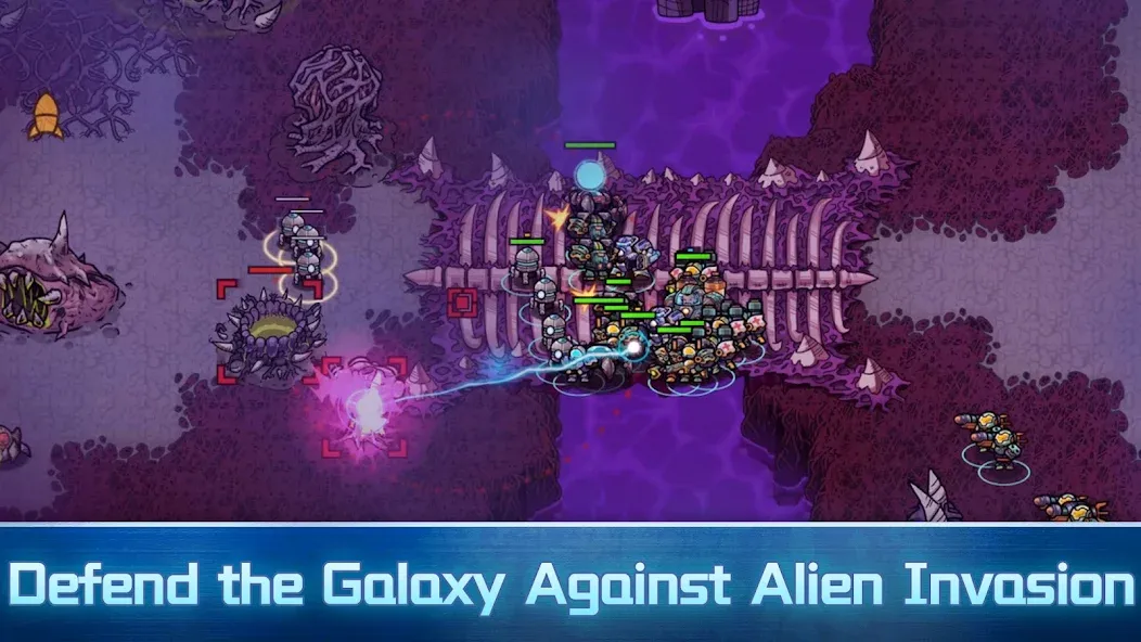Скачать взлом Xeno Command [MOD: безлимитные ресурсы и усиленная армия] — скриншот 2