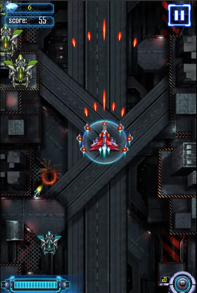 Space Attack [MOD: много денег и мощное оружие] — Скачать бесплатно (APK) — скриншот 2