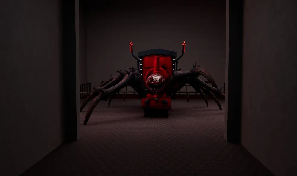 Spider Train Monsters Survival [MOD: безлимитные ресурсы и бессмертие] последняя версия — скриншот 1