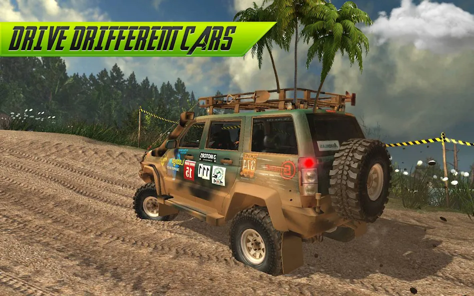 Скачать Offroad Jeep Driving Simulator [MOD: безлимитные деньги и топливо] на телефон — скриншот 2