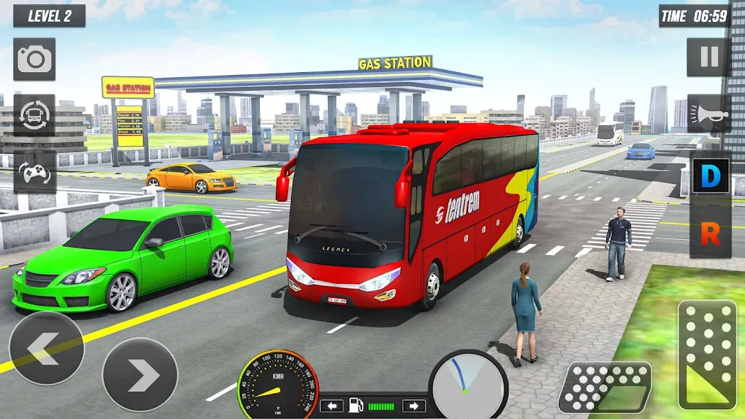 Coach Bus Simulator: Bus Games [MOD: безлимитные деньги и топливо] на Андроид — скриншот 2