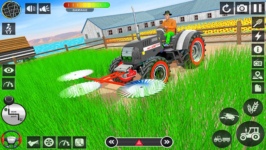 Big Tractor Farming Simulator [MOD: безлимитные деньги и топливо] на Андроид — скриншот 4