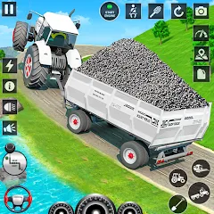 Big Tractor Farming Simulator [MOD: безлимитные деньги и топливо] на Андроид