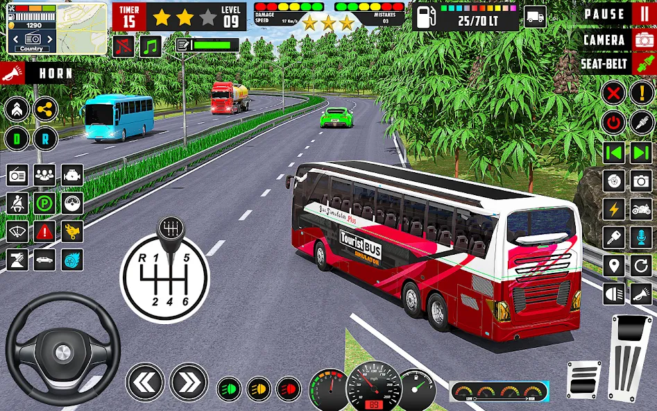 City Bus Simulator 3D Bus Game [MOD: без рекламы и много денег] последняя версия — скриншот 1