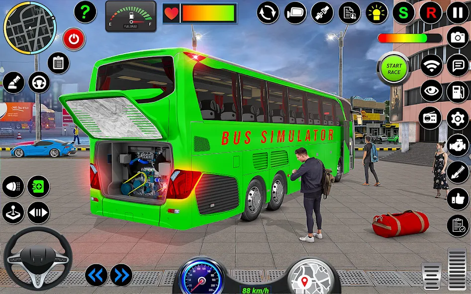 City Bus Simulator 3D Bus Game [MOD: без рекламы и много денег] последняя версия — скриншот 2
