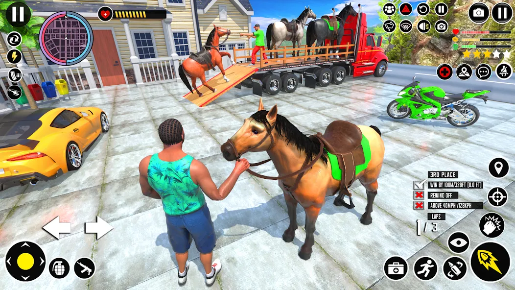 Скачать Animal Transport Truck Game 3D [MOD: безлимитные деньги и все животные открыты] на телефон — скриншот 2