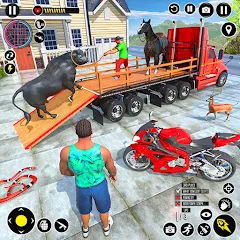 Скачать Animal Transport Truck Game 3D [MOD: безлимитные деньги и все животные открыты] на телефон