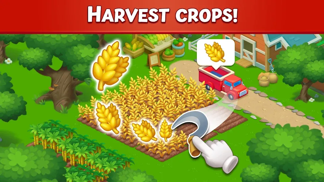 Farm City: Farming & Building [MOD: безлимитные деньги и ресурсы] последняя версия — скриншот 1