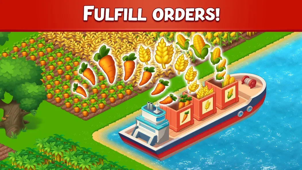 Farm City: Farming & Building [MOD: безлимитные деньги и ресурсы] последняя версия — скриншот 3