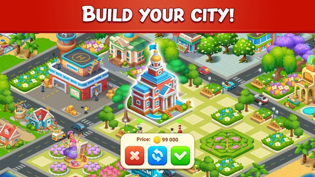 Farm City: Farming & Building [MOD: безлимитные деньги и ресурсы] последняя версия — скриншот 4
