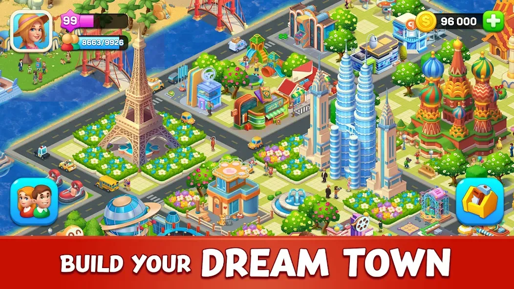 Farm City: Farming & Building [MOD: безлимитные деньги и ресурсы] последняя версия — скриншот 5