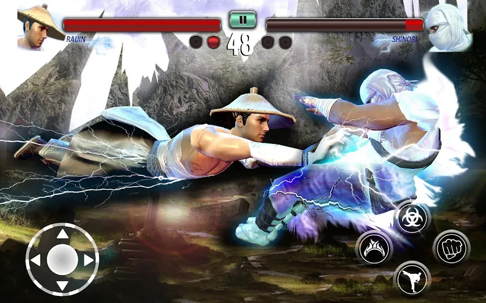 Ninja Games Fighting: Kung Fu [MOD: безлимитные деньги и урон] — Скачать бесплатно (APK) — скриншот 1