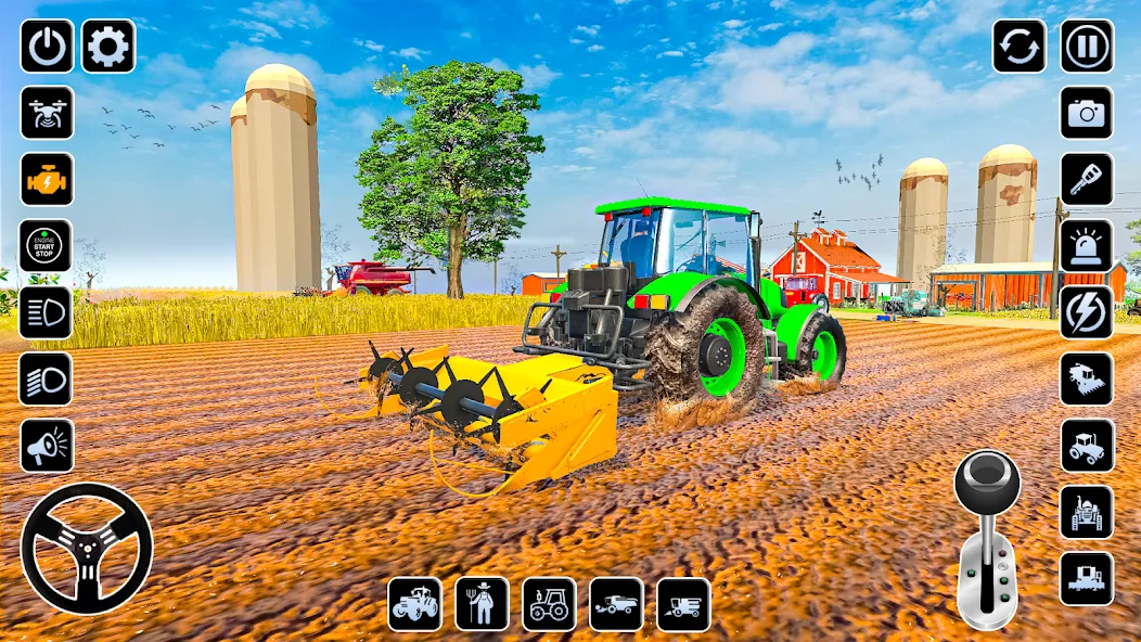 Farming Games & Tractor Games [MOD: безлимитные деньги и техника] — Скачать бесплатно (APK) — скриншот 3