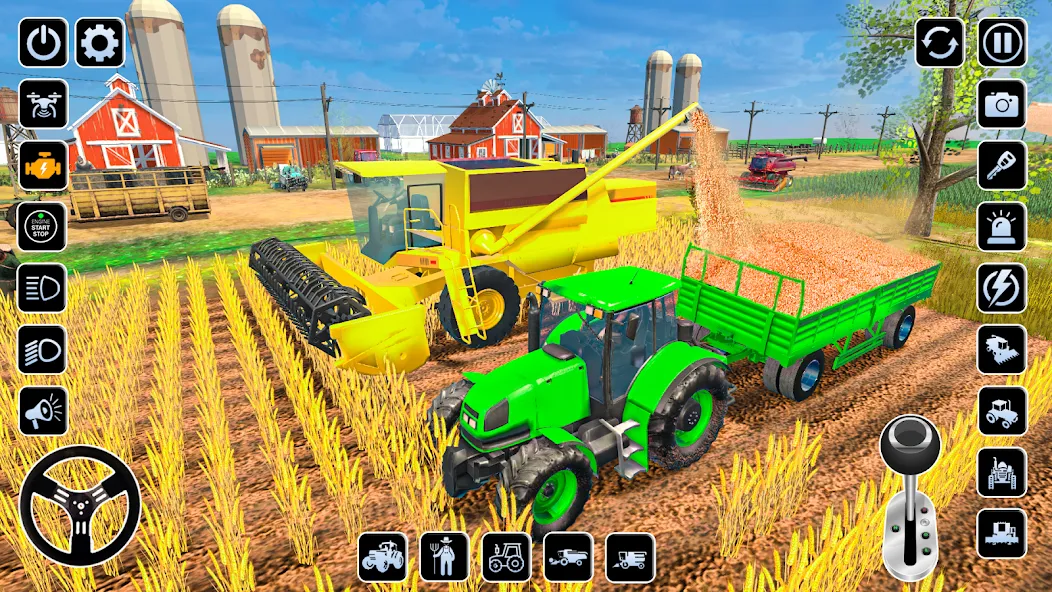 Farming Games & Tractor Games [MOD: безлимитные деньги и техника] — Скачать бесплатно (APK) — скриншот 4