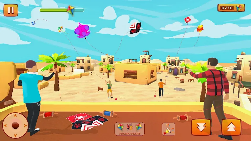 Kite Game: Kite Flying Game 3D [MOD: без рекламы и все уровни открыты] последняя версия — скриншот 2