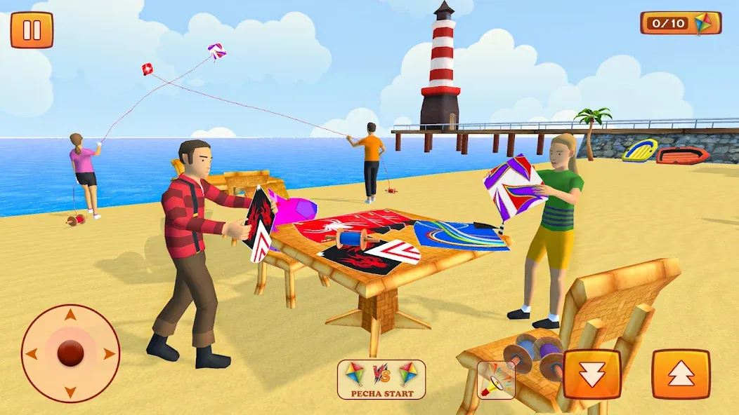 Kite Game: Kite Flying Game 3D [MOD: без рекламы и все уровни открыты] последняя версия — скриншот 3
