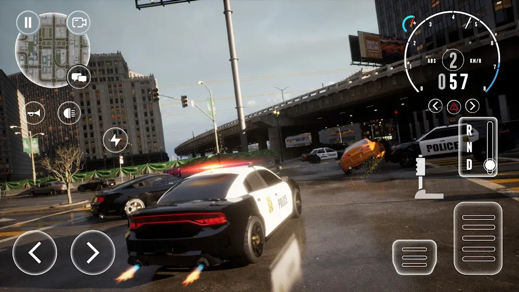 Police Car Simulator 2023 [MOD: безлимитные деньги и топливо] — Скачать бесплатно (APK) — скриншот 3