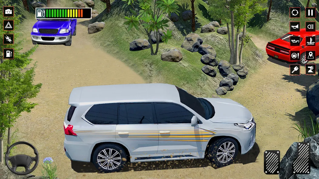 Mountain Climb 4x4 Car Games [MOD: безлимитные деньги и топливо] на Андроид — скриншот 1