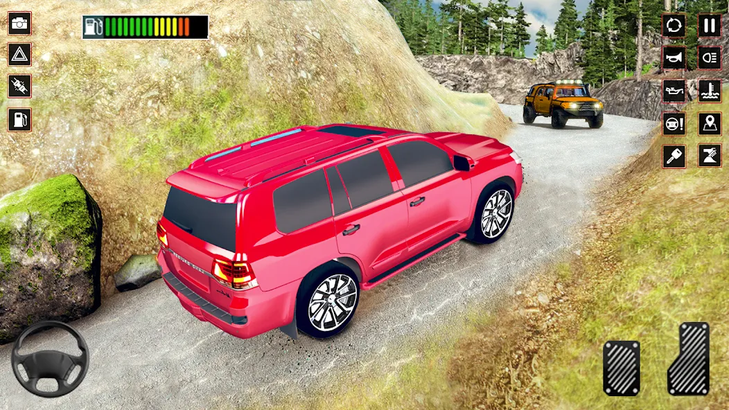 Mountain Climb 4x4 Car Games [MOD: безлимитные деньги и топливо] на Андроид — скриншот 2