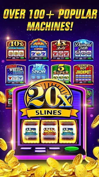 Взломанная Double Fortune Casino Games [MOD: безлимитные монеты и бонусы] на Андроид — скриншот 4