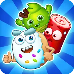 Скачать Sugar Heroes - match 3 game [MOD: безлимитные жизни и подсказки] на телефон