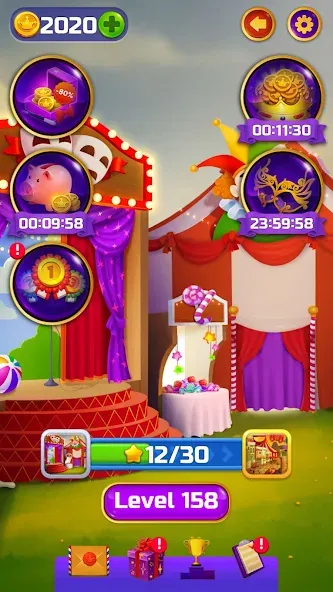 Circus Words: Magic Puzzle [MOD: без рекламы и подсказки доступны] — Скачать бесплатно (APK) — скриншот 5
