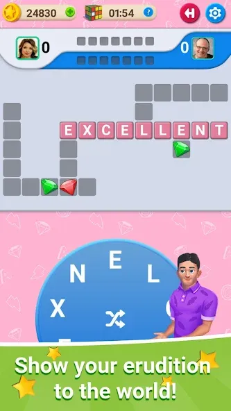 Crossword Online: Word Cup [MOD: безлимитные подсказки и монеты] последняя версия — скриншот 1