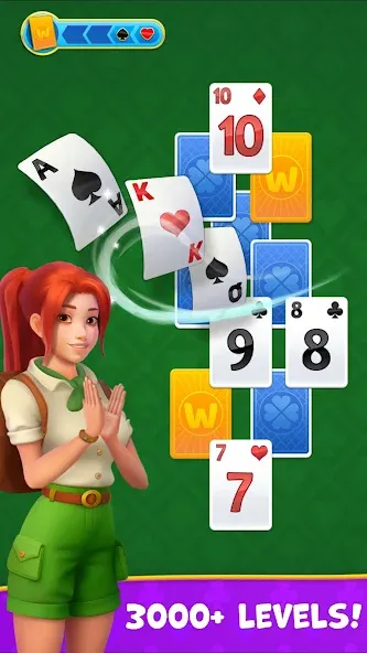 Скачать Kings & Queens: Solitaire Game [MOD: без рекламы и много подсказок] — скриншот 1