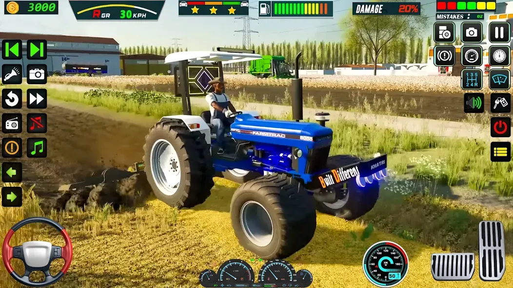 Взломанная US Tractor Farming Games 3d [MOD: безлимитные деньги и топливо] на Андроид — скриншот 5
