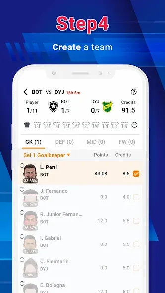 Legend Fantasy- Fantasy sports [MOD: безлимитные монеты и премиум-функции] последняя версия — скриншот 5
