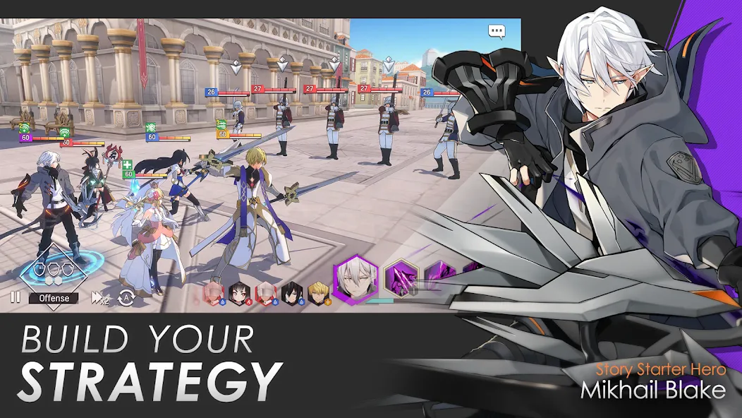 Скачать Lord of Heroes: anime games [MOD: много ресурсов и усиленные герои] — скриншот 4