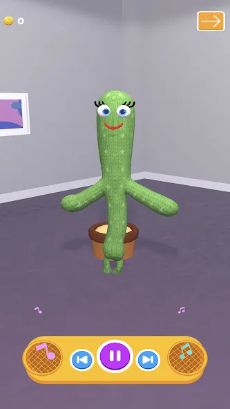 Talking Cactus [MOD: разблокированы все функции кактуса] (Бесплатно / APK) — скриншот 2