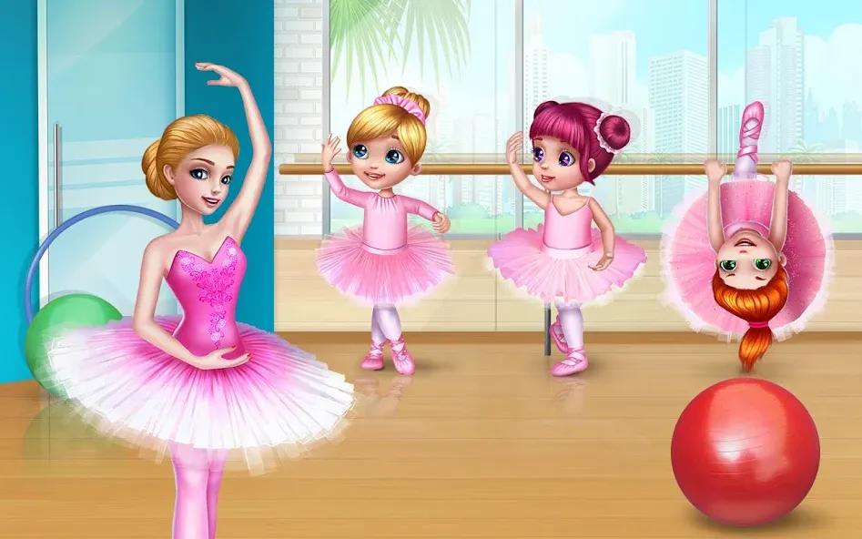 Взломанная Pretty Ballerina - Girl Game [MOD: открыты все наряды и уровни] на Андроид — скриншот 5