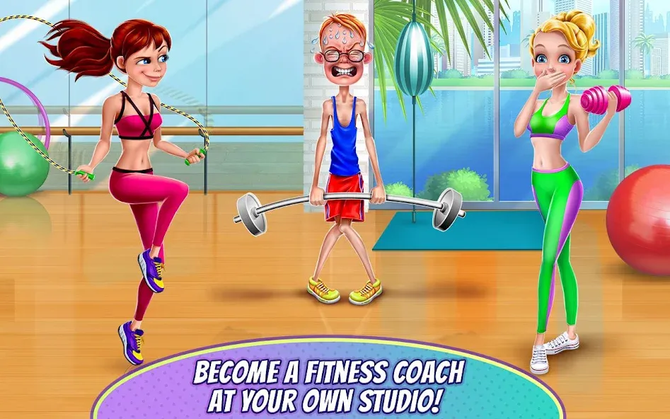 Fitness Girl - Dance & Play [MOD: безлимитные монеты и все танцы открыты] последняя версия — скриншот 2