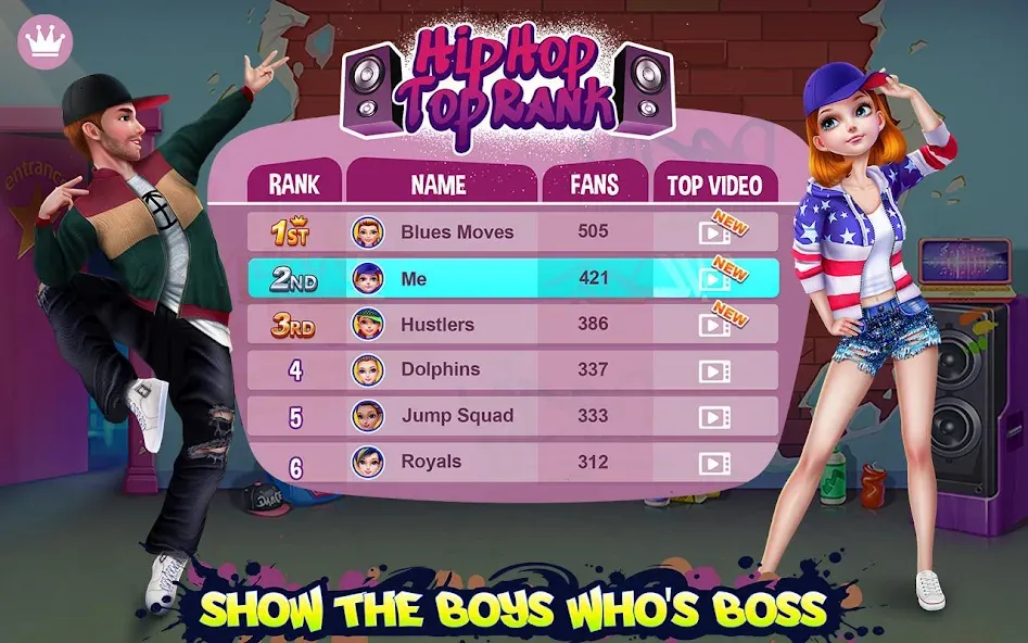 Hip Hop Battle - Girls vs Boys [MOD: безлимитные деньги и все наряды] на Андроид — скриншот 5