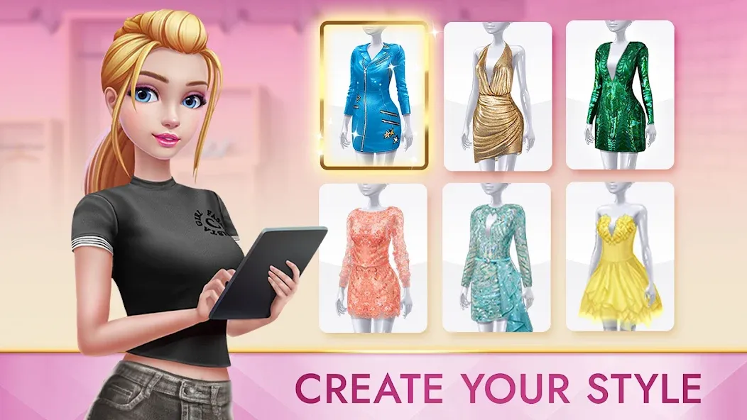 Скачать Super Stylist Fashion Makeover [MOD: безлимитные деньги и все наряды] на телефон — скриншот 1