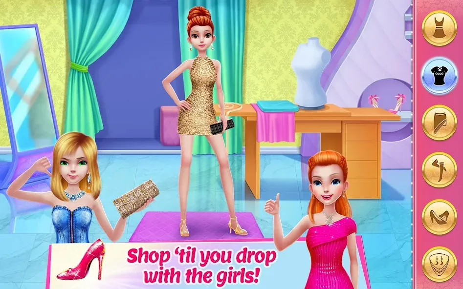 Взломанная Girl Squad - BFF in Style [MOD: безлимитные деньги и наряды] на Андроид — скриншот 1