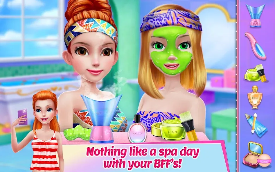 Взломанная Girl Squad - BFF in Style [MOD: безлимитные деньги и наряды] на Андроид — скриншот 3