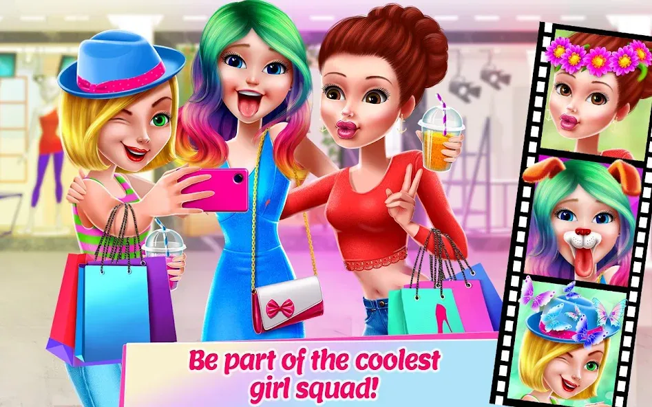Взломанная Girl Squad - BFF in Style [MOD: безлимитные деньги и наряды] на Андроид — скриншот 5