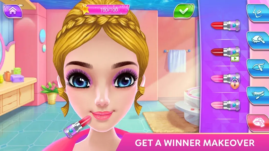Скачать Gymnastics Superstar Star Girl [MOD: безлимитные деньги и все костюмы] на телефон — скриншот 3