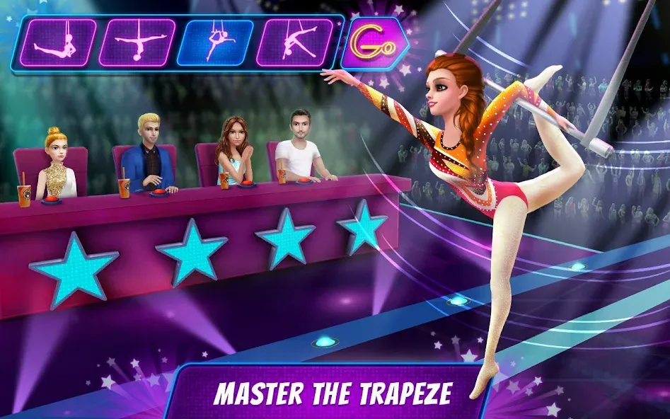 Acrobat Star Show - Girl Power [MOD: безлимитные деньги и все костюмы] (Бесплатно / APK) — скриншот 5