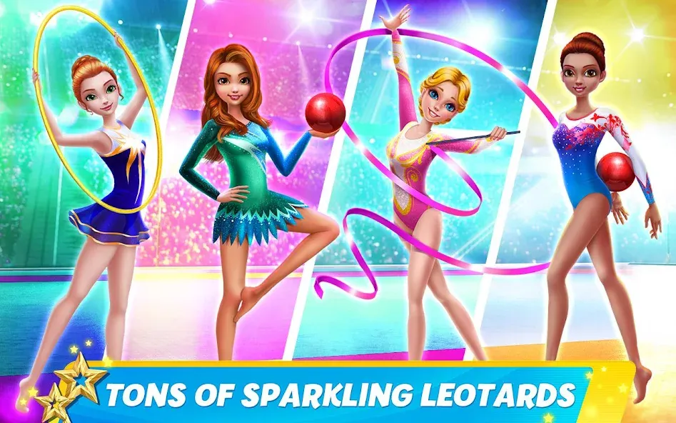 Rhythmic Gymnastics Dream Team [MOD: безлимитные деньги и энергия] на Андроид — скриншот 1