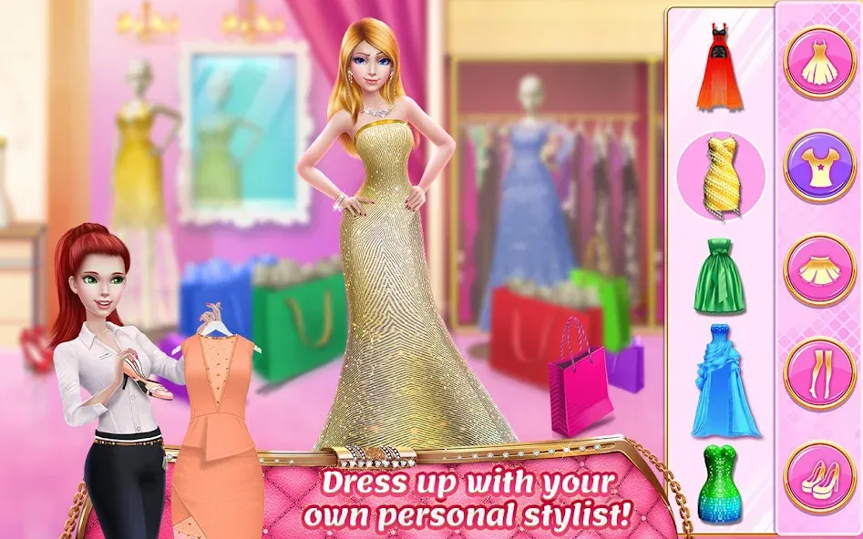 Скачать взлом Rich Girl Mall - Shopping Game [MOD: безлимитные деньги и все наряды] — скриншот 1